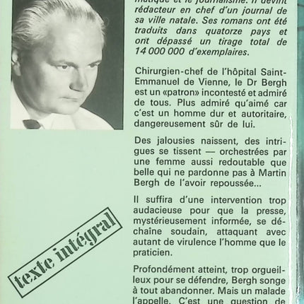 La Passion du Dr Bergh Heinz G. Konsalik – Livre d’occasion - livre