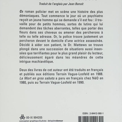 La Mort en gros sabots - Roman noir et thriller psychologique de John Franklin Bardin - Livre