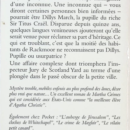 L'énigme de Rackmoor - Martha Grimes - livre