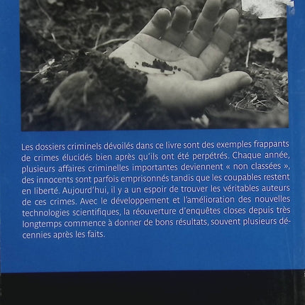 Crimes élucidés - Quand la science retrouve les criminels John Wright enquête criminelle science et justice - Livre