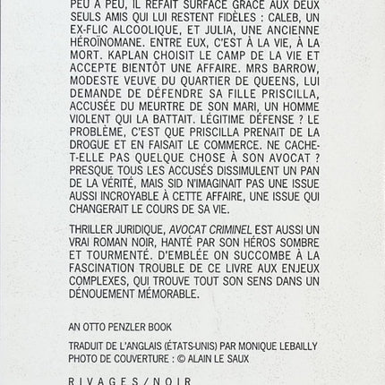 Avocat criminel - David Cray - livre