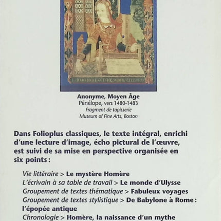 Odyssée - Homère - Poème épique grec classique - Livre