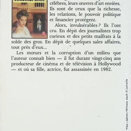 Une femme encombrante – roman de Dominick Dunne – suspense et drame familial – livre d’occasion - livre