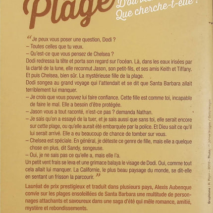 La Fille de la plage – Alexis Aubenque – Thriller – Enquête, secrets, meurtre et suspense - Livre