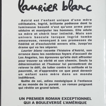 Laurier blanc – Janet Fitch – roman américain émouvant enfance brisée quête de soi relations mère-fille - Livre