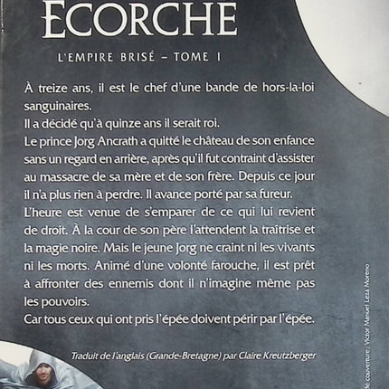Le Prince écorché Tome 1 – L’Empire brisé – Mark Lawrence – Fantasy sombre – Jorg Ancrath - Livre