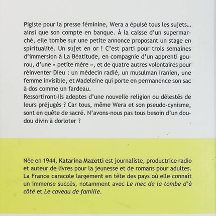 Mon doudou divin – Katarina Mazetti – roman humour émotion occasion - Livre