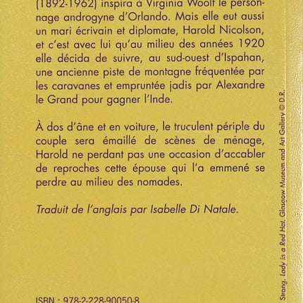 Une aristocrate en Asie – Vita Sackville-West – récit de voyage en Perse et aventure orientale - Livre