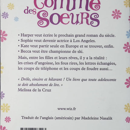 Comme des sœurs Tome 1 – Elizabeth Craft & Sarah Fain – roman contemporain amitié secrets drame féminin suspense d’occasion - Livre