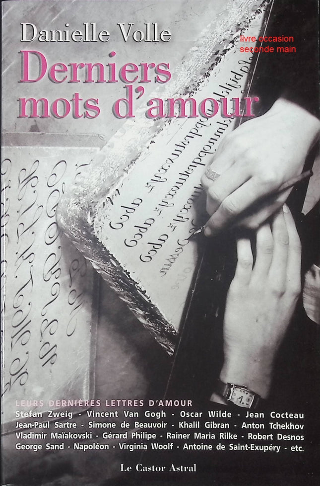 Derniers mots d’amour – roman contemporain de Danielle Volle émotions et relations - livre
