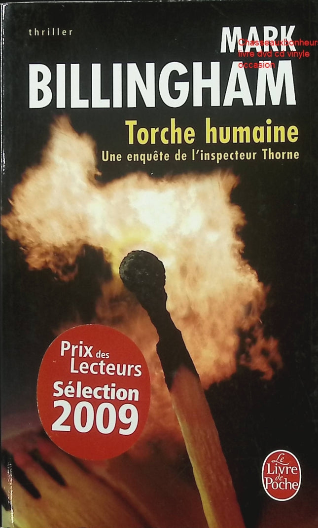 Roman Torche humaine Mark Billingham thriller policier enquête inspecteur Tom Thorne suspense occasion - Livre