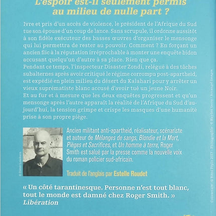 Au milieu de nulle part – Roger Smith – thriller noir, roman policier violent et réaliste, suspense psychologique intense - Livre
