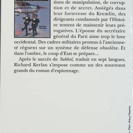 Vol sur Moscou – Richard Kerlan – thriller d’espionnage guerre froide et complot au Kremlin - Livre