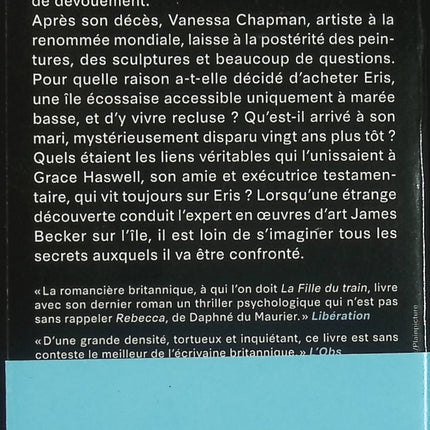 L’Heure bleue – Paula Hawkins – Thriller psychologique suspense d’occasion - Livre