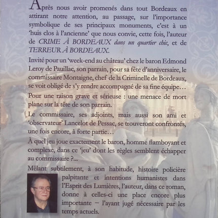 Jeu mortel à Bordeaux… laquelle me tuera ? Tome 3 – François Fuentes – polar enquête du commissaire Montaigne – livre d’occasion - Livre