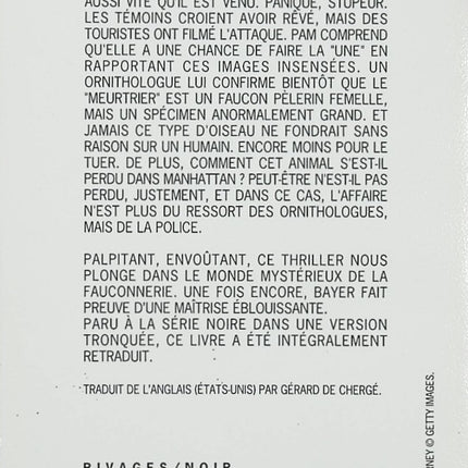 Pèlerin – William Bayer – thriller policier américain suspense animal occasion - Livre