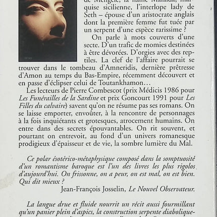 Le Songe du Pharaon – Pierre Combescot – polar ésotérique Égypte antique et mystères - Livre
