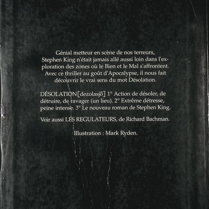 Désolation - Stephen King - Livre