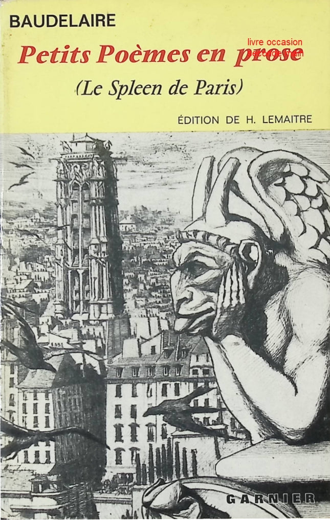Petits poèmes en prose – Le Spleen de Paris – Charles Baudelaire – Recueil poétique sur modernité, mélancolie et vision urbaine - livre