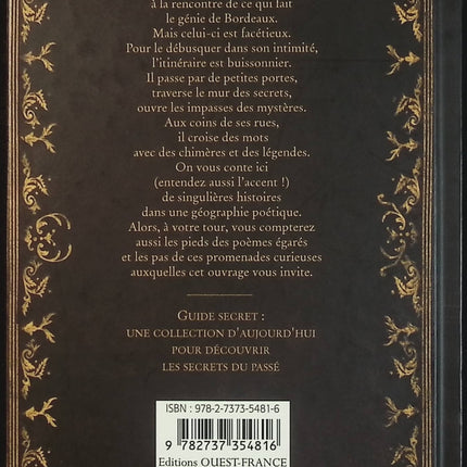Guide secret de Bordeaux et de ses environs – Naly Razakandraïbé – Guide insolite et patrimoine local d’occasion - Livre