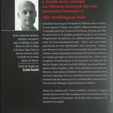 Un Homme à terre – Roger Smith – thriller noir sud-africain, roman policier intense, suspense psychologique - Livre
