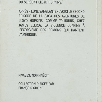 Roman policier noir thriller À cause de la nuit – enquête criminelle Los Angeles, violence, corruption – James Ellroy - livre