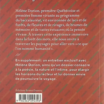 Mes forêts - Le paysage, l'intime, la poésie - Hélène Dorion - livre