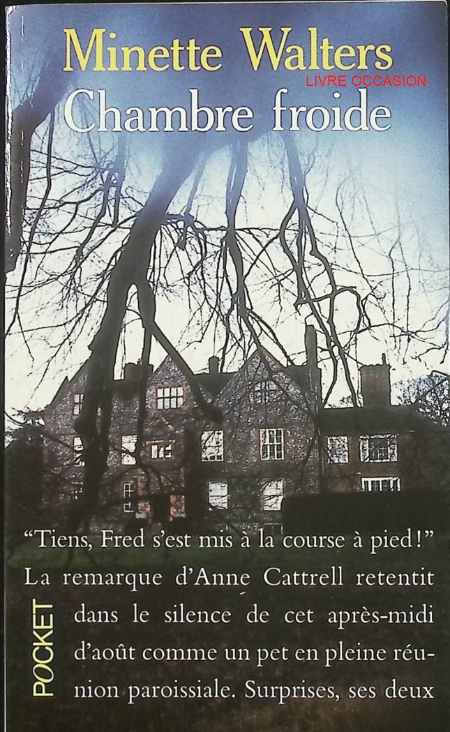 Chambre froide – Minette Walters – thriller psychologique anglais meurtre et secrets - Livre