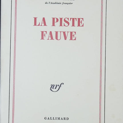 La piste fauve - Joseph Kessel - Livre