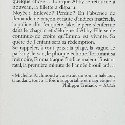 L’Année brouillard – Michelle Richmond – thriller psychologique disparition et secrets - Livre