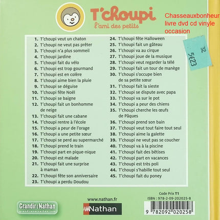 T’choupi est trop gourmand – Thierry Courtin livre jeunesse T’choupi alimentation gourmandise apprentissage enfants - Livre