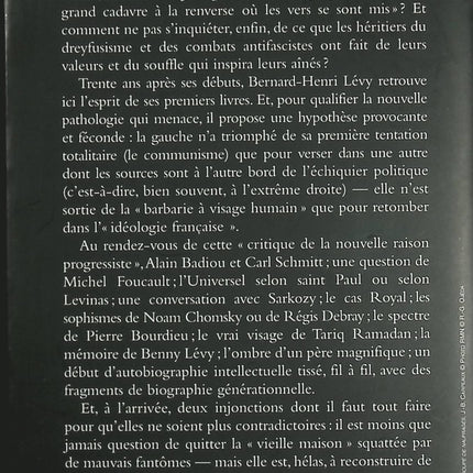 Ce grand cadavre à la renverse – Bernard-Henri Lévy – essai politique et réflexion philosophique, critique de la modernité et de la guerre - Livre