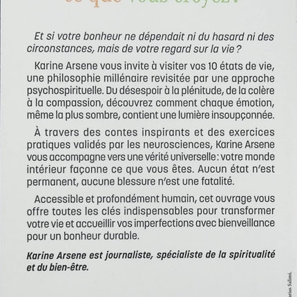 Vous êtes ce que vous croyez ! Les clés de vos 10 états de vie – Karine Arsene développement personnel croyances positives mindset transformation vie occasion - Livre