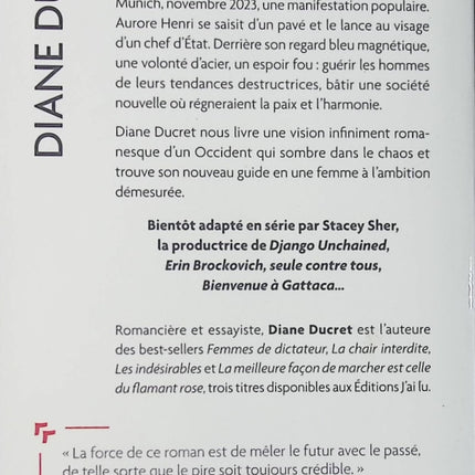 La dictatrice – Diane Ducret – roman historique femmes de pouvoir dictatures portraits féminins histoire d’occasion - Livre