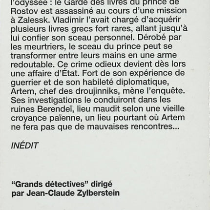 Roman Le Sceau de Vladimir Elena Arseneva thriller historique Russie complot intrigue occasion - Livre
