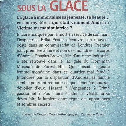 La fille sous la glace – Robert Bryndza thriller policier Erika Foster enquête meurtre suspense glaçant - Livre