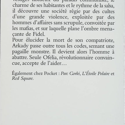 Havana Bay – Martin Cruz Smith – thriller policier Cuba enquête internationale - Livre