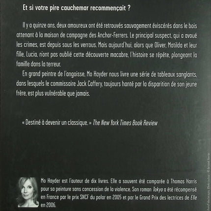 Viscères – Mo Hayder thriller ultra sombre serial killer enquête criminelle suspense intense occasion - Livre