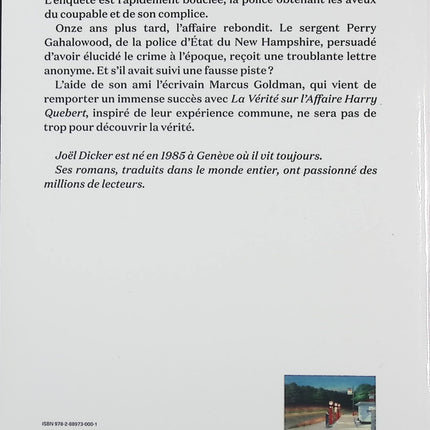 L’Affaire Alaska Sanders Joël Dicker roman policier contemporain enquête suspense et mystère - Livre