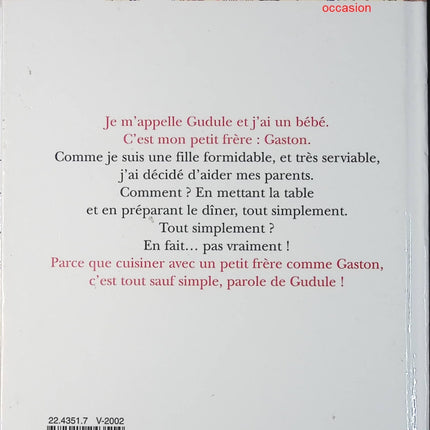 La cuisine de Gudule et bébé – Fanny Joly Roser Capdevilla – livre jeunesse humour recettes histoires enfant d’occasion - Livre
