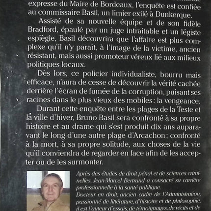 Meurtre à Arcachon – La mort du pêcheur – thriller policier de Jean-Marcel Bertrand – enquête et mystère sur le bassin d’Arcachon - livre