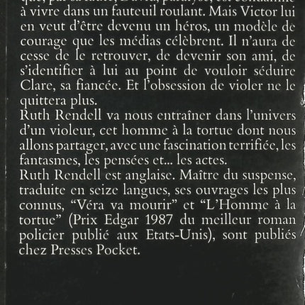 Roman policier thriller L’Homme à la tortue – enquête, suspense psychologique, crimes mystérieux – Ruth Rendell - livre