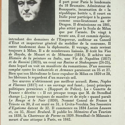 La Chartreuse de Parme Stendhal roman classique français amour politique et drame historique - Livre