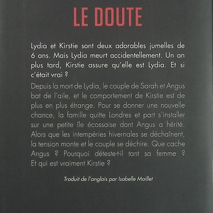 Le doute – S.K. Tremayne thriller psychologique suspense familial secrets manipulation occasion - Livre