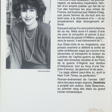 Destinée - Sally Beauman - livre