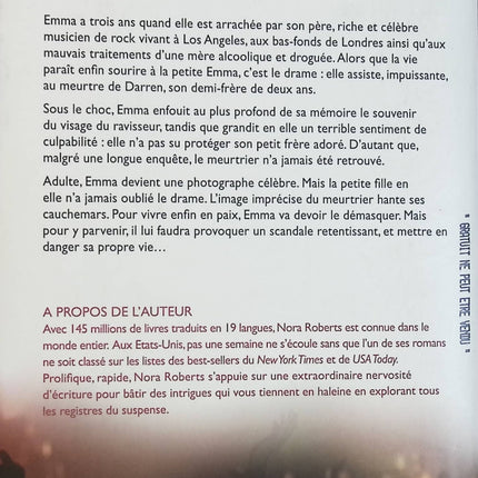 Le cercle brisé – Nora Roberts – Roman suspense et romance d’occasion - Livre