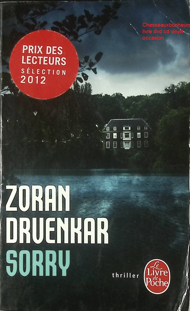 Thriller psychologique Sorry Zoran Drvenkar suspense meurtre culpabilité enquête livre occasion - Livre