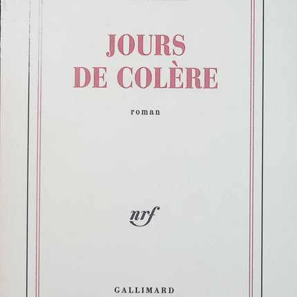 Jours de colère – Sylvie Germain – Roman historique et fresque médiévale d’occasion - Livre