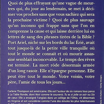 Ne ferme pas les yeux – Carlene Thompson – roman thriller psychologique suspense disparition secrets famille d’occasion - Livre