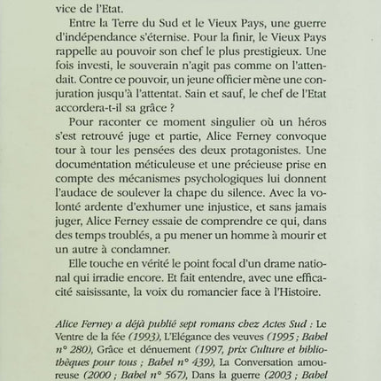 Passé sous silence – Alice Ferney – roman familial et secrets de famille – livre d’occasion - Livre